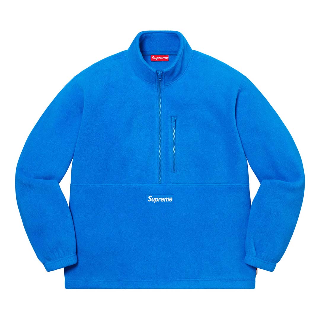 Supreme Polartec® Half Zip Pullover 'Blue' | NWAHYPE